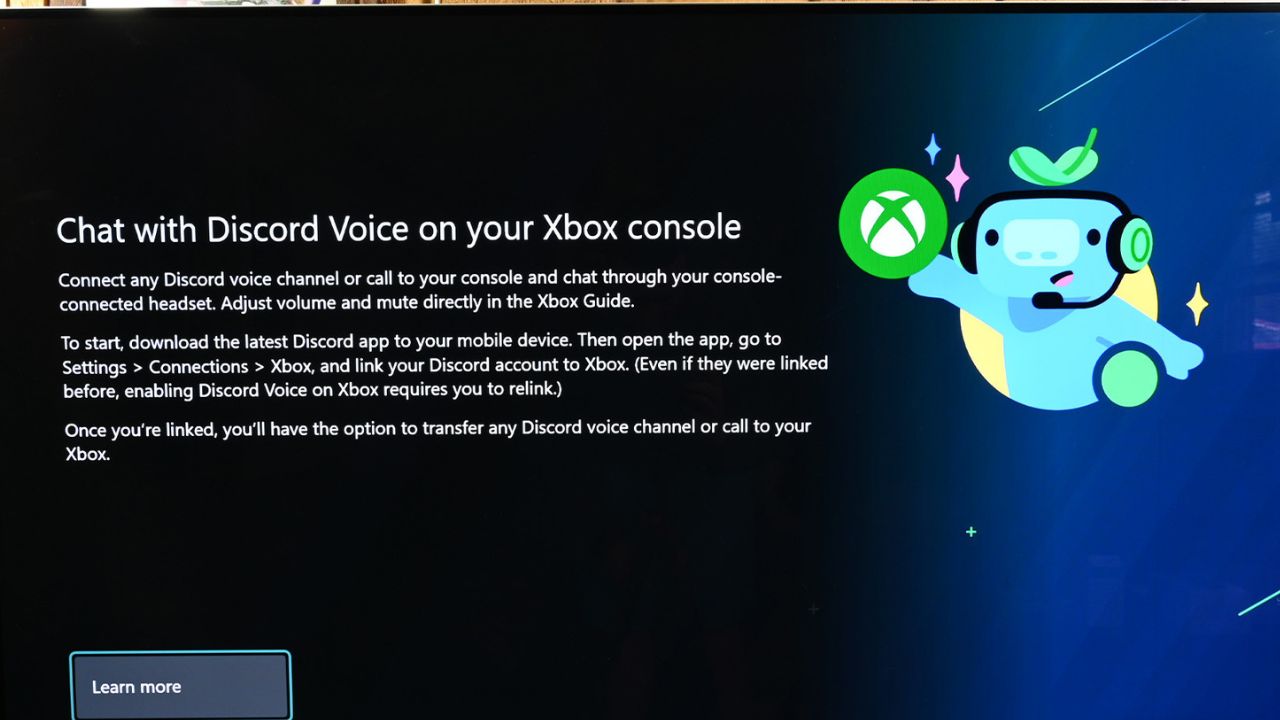 Connect Discord to xbox