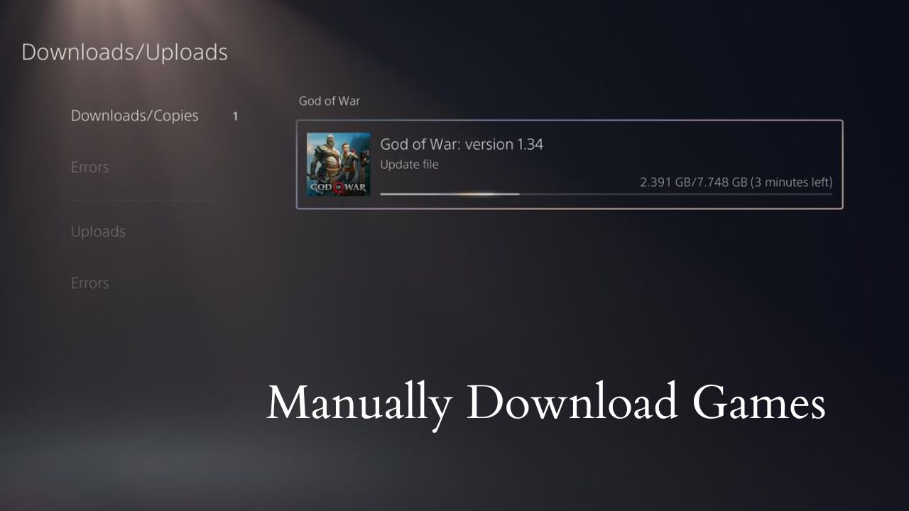 Manually Download Games 