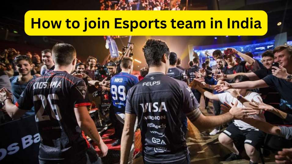 How to join Esports team in India