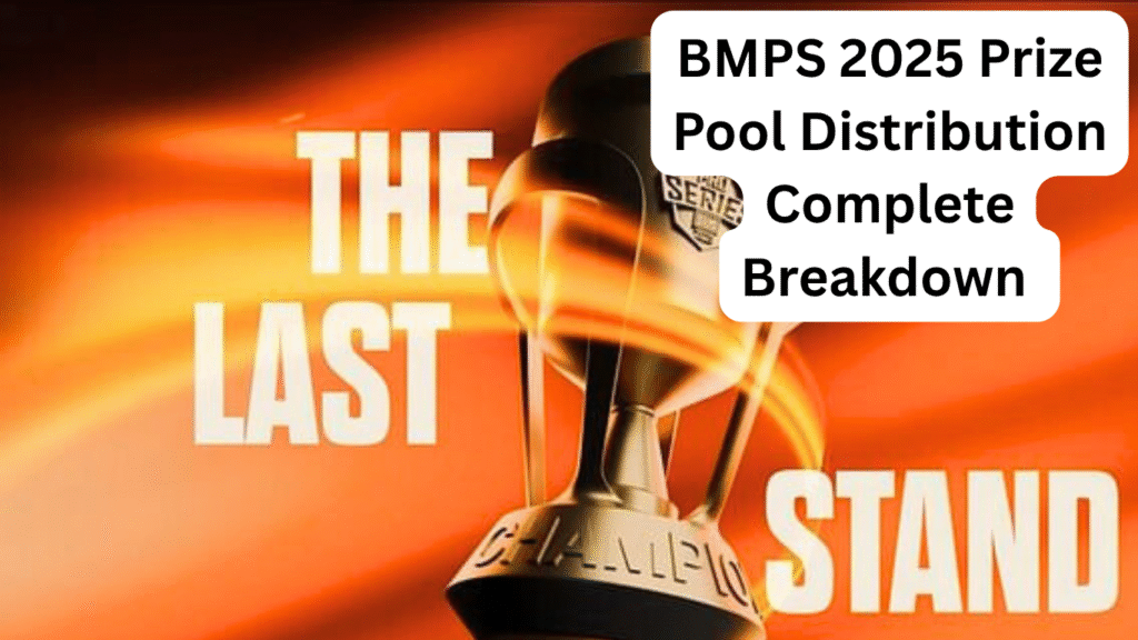 BMPS 2025 Prize Pool Distribution Revealed: Full Breakdown & Player Shares